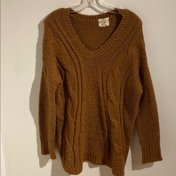 Brown knit pullover - Picture 1 of 3